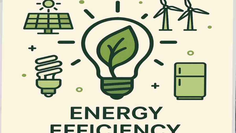 Female blogger with laptop recording video while sitting at offi